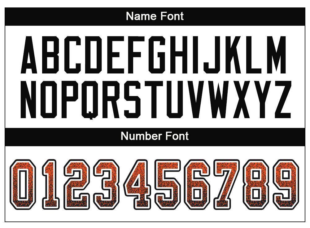Custom Orange Black-White Drift Fashion Football Jersey