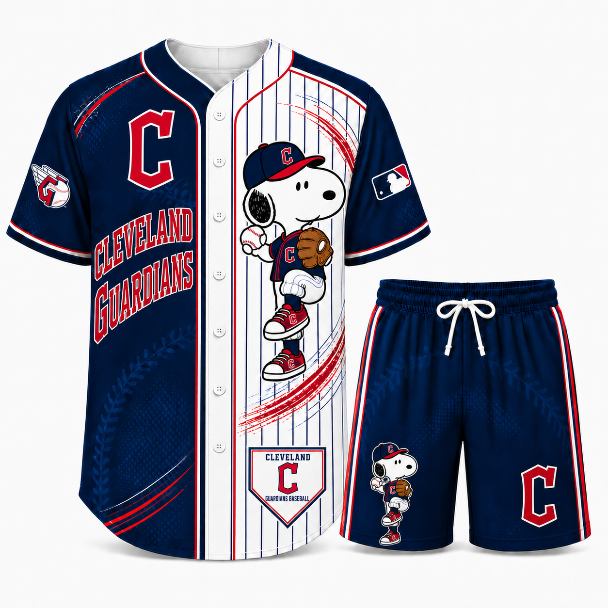 Sport Fan Set — Baseball jersye+ Shorts | All 30 Teams Available-COMBO GIFTS FOR FAN