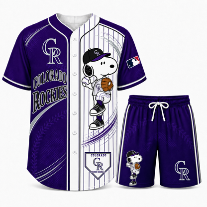 Sport Fan Set — Baseball jersye+ Shorts | All 30 Teams Available-COMBO GIFTS FOR FAN
