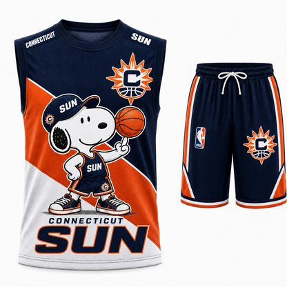 Sport Fan Set — Tanktop + Shorts | All 30 Teams Available-COMBO GIFTS FOR FAN basketball woman