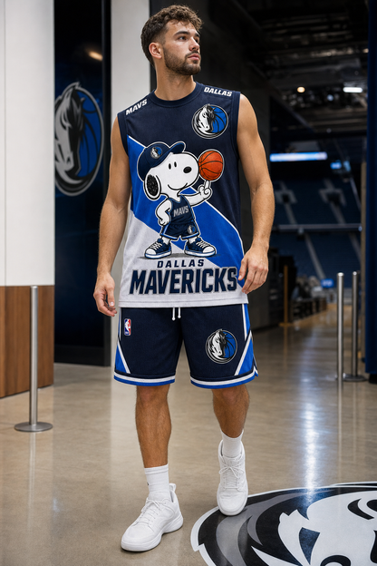 Sport Fan Set — Tanktop + Shorts | All 30 Teams Available-COMBO GIFTS FOR FAN basketball