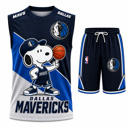 Sport Fan Set — Tanktop + Shorts | All 30 Teams Available-COMBO GIFTS FOR FAN basketball
