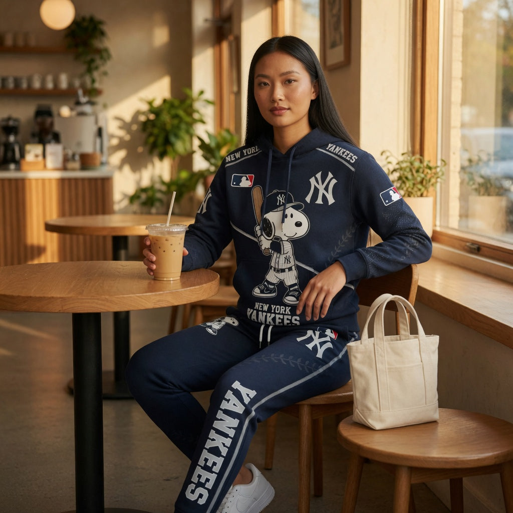 New York Baseball Graphic High-Top Sneakers
