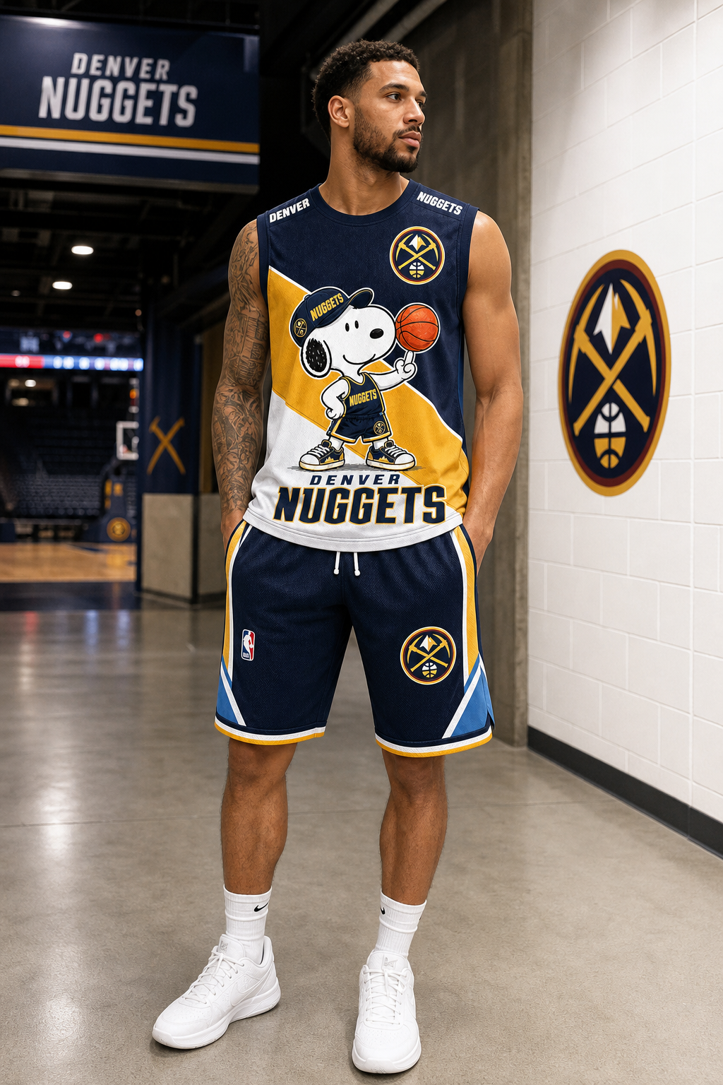 Sport Fan Set — Tanktop + Shorts | All 30 Teams Available-COMBO GIFTS FOR FAN basketball