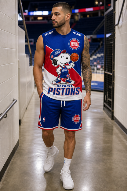 Sport Fan Set — Tanktop + Shorts | All 30 Teams Available-COMBO GIFTS FOR FAN basketball