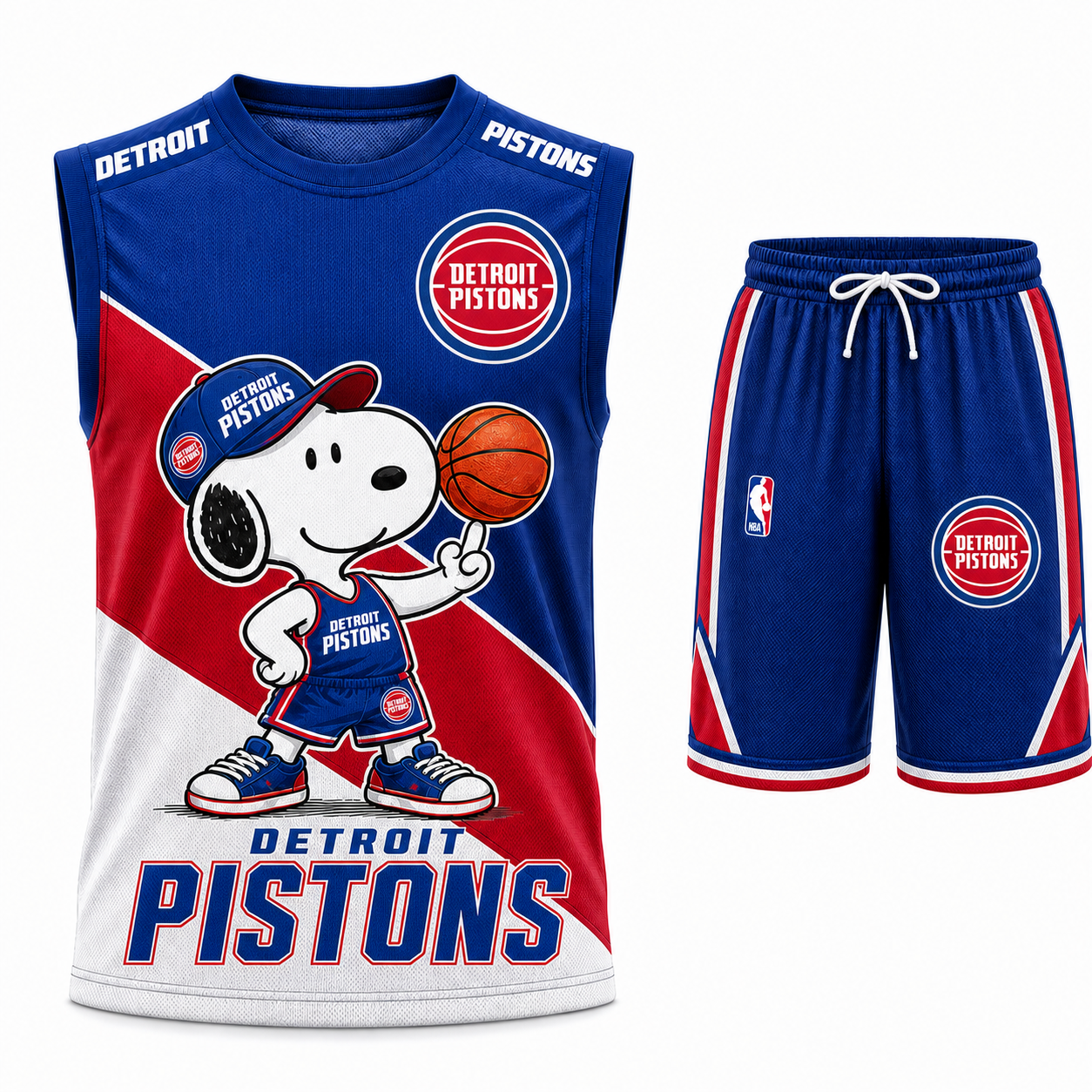 Sport Fan Set — Tanktop + Shorts | All 30 Teams Available-COMBO GIFTS FOR FAN basketball