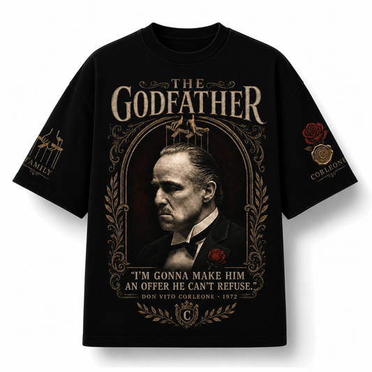 The Godfather Vintage Bootleg Tee/Hoodie – Corleone Family Mafia Shirt