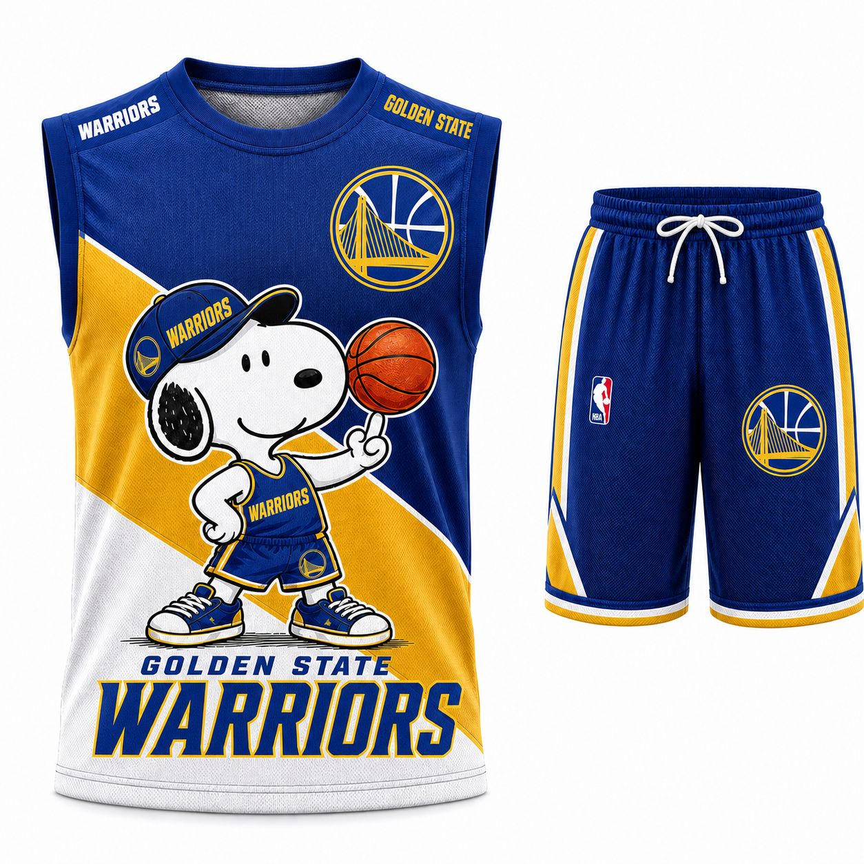 Sport Fan Set — Tanktop + Shorts | All 30 Teams Available-COMBO GIFTS FOR FAN basketball