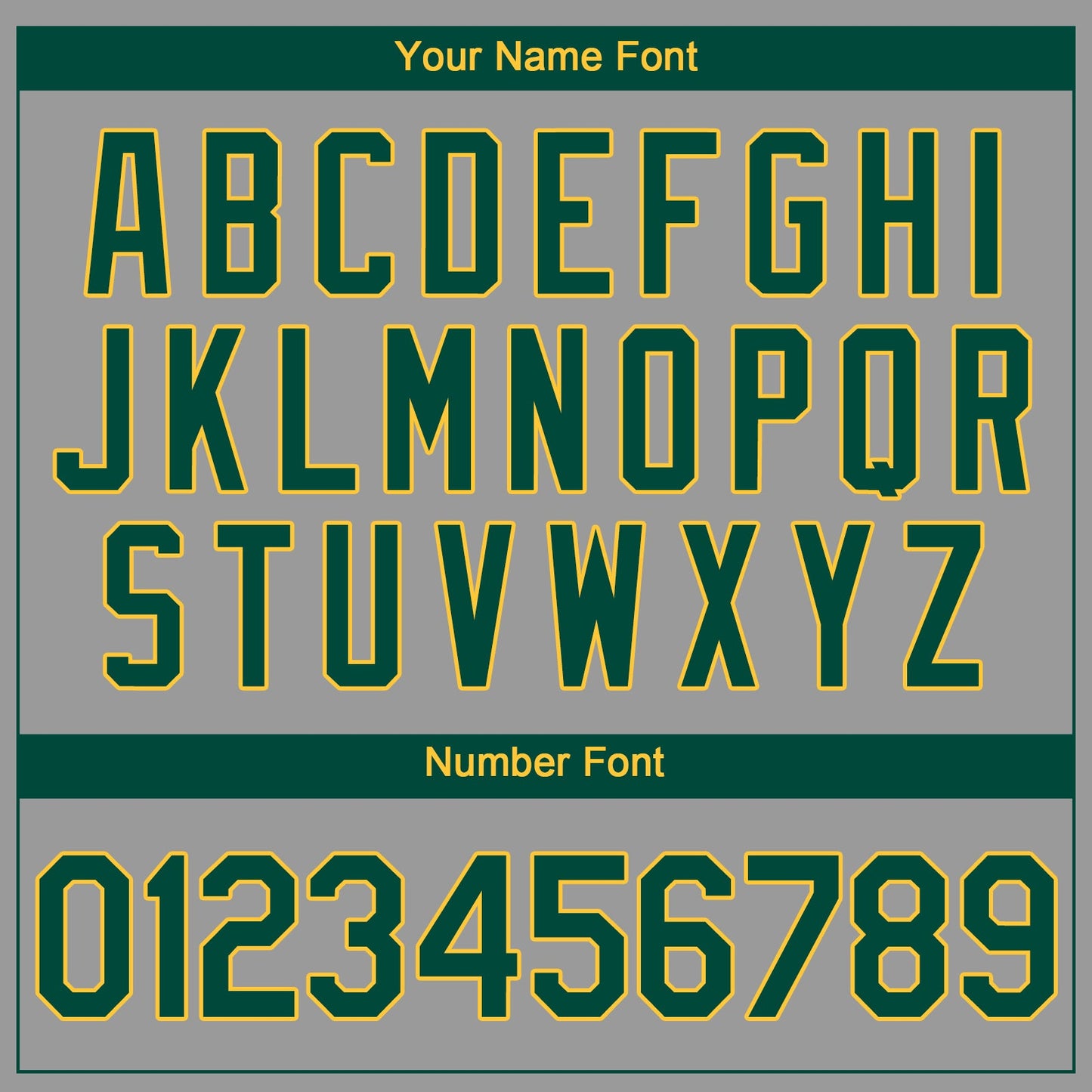 Custom Gray Green-Gold Performance T-Shirt
