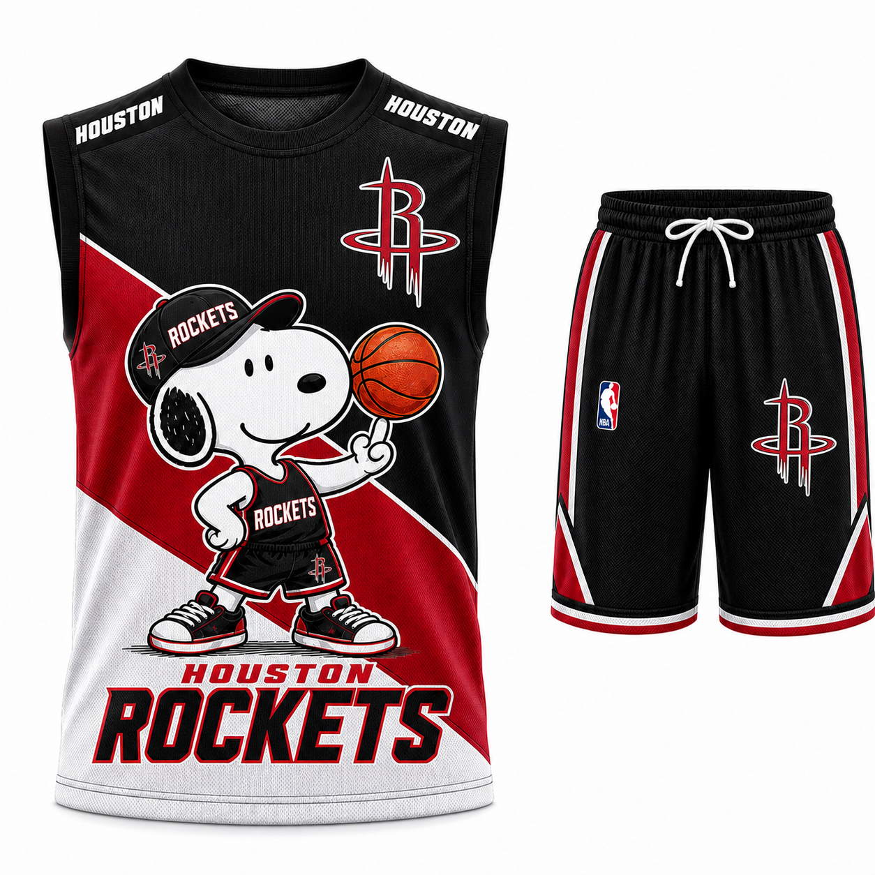 Sport Fan Set — Tanktop + Shorts | All 30 Teams Available-COMBO GIFTS FOR FAN basketball