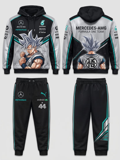 Sport Racing F1 x Son Goku Set — Hoodie & Sweatpants | 11 Formula Team Inspired Dragon Style