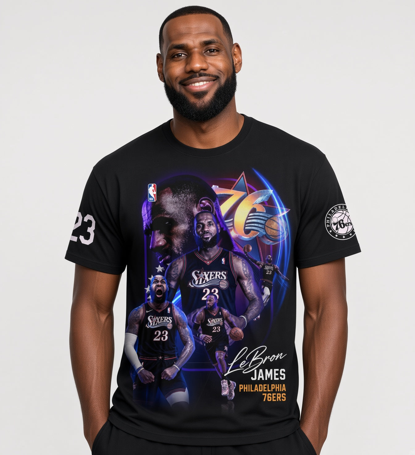 LeBron James 23 Philadelphia Basketball Fan Shirt, Hoodie, Sweatshirt & Zip Hoodie | 76ers Inspired NBA Apparel