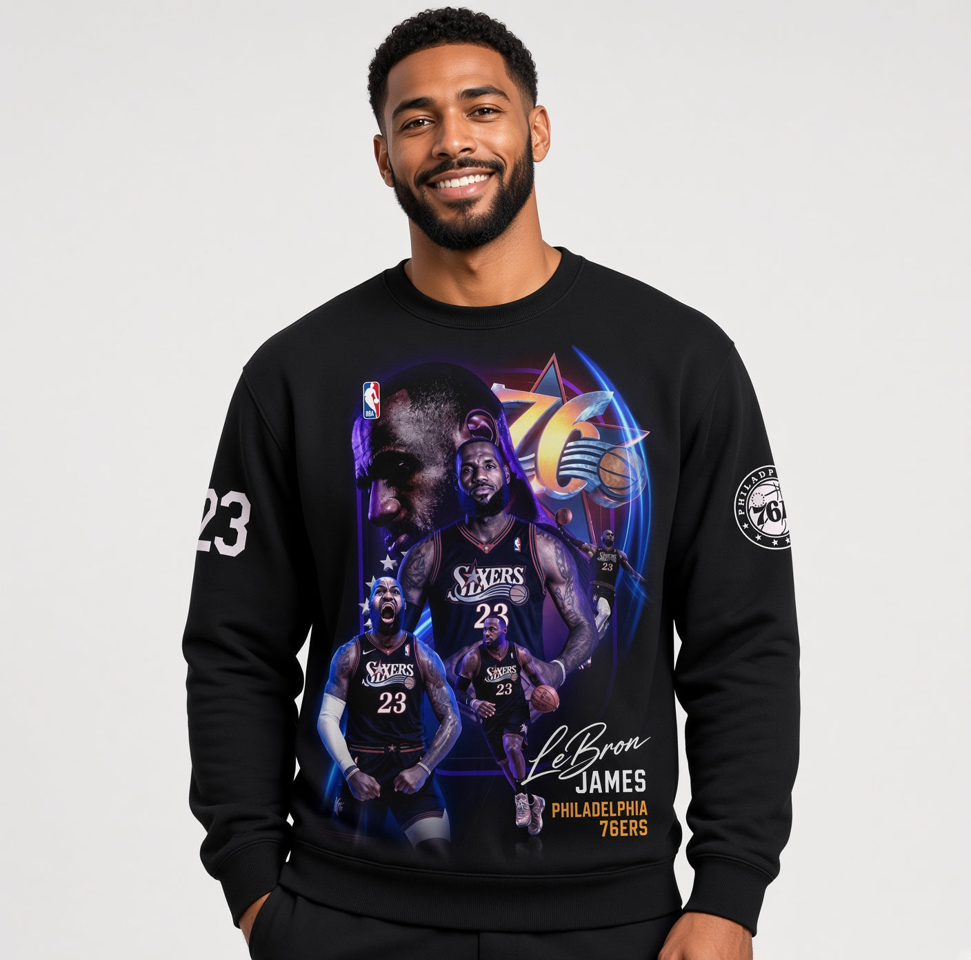 LeBron James 23 Philadelphia Basketball Fan Shirt, Hoodie, Sweatshirt & Zip Hoodie | 76ers Inspired NBA Apparel