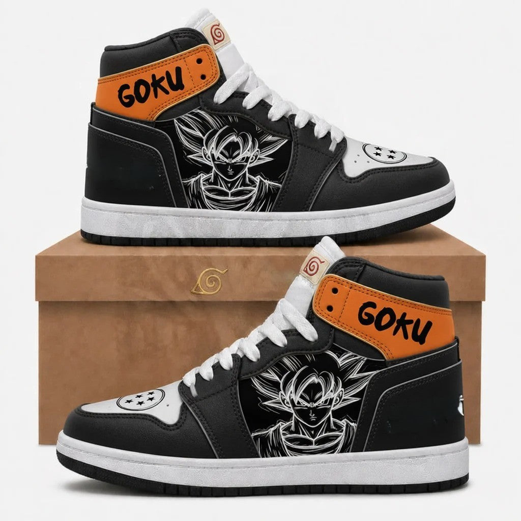 Anime Fan Edition High Top Sneakers — Anime Inspired Inspired Fan Shoes - Custom Fan Apparel Image 9