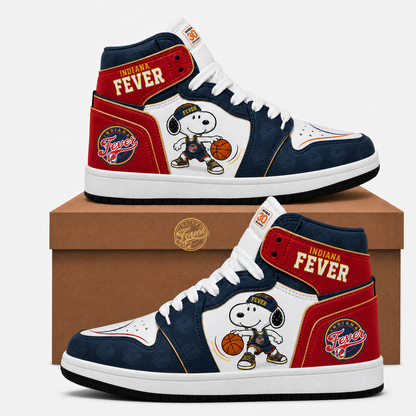 Indiana Fever Women’s Basketball Fan High Top Sneakers