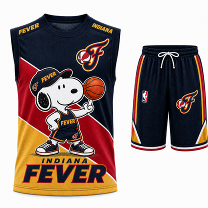 Sport Fan Set — Tanktop + Shorts | All 30 Teams Available-COMBO GIFTS FOR FAN basketball woman