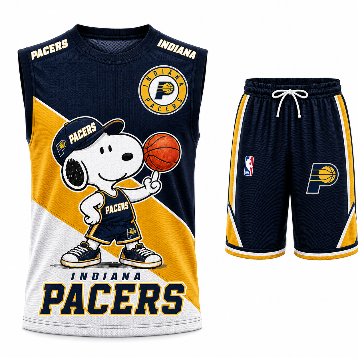 Sport Fan Set — Tanktop + Shorts | All 30 Teams Available-COMBO GIFTS FOR FAN basketball