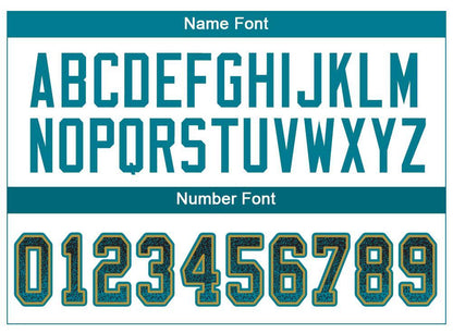 Custom Black Teal-Old Gold Drift Fashion Football Jersey