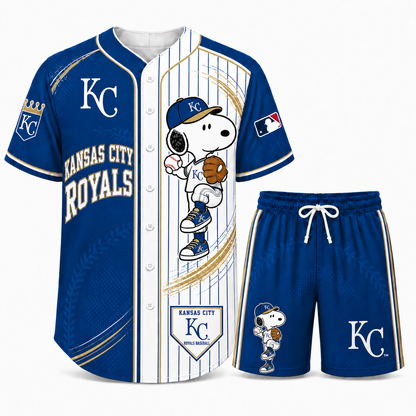 Sport Fan Set — Baseball jersye+ Shorts | All 30 Teams Available-COMBO GIFTS FOR FAN