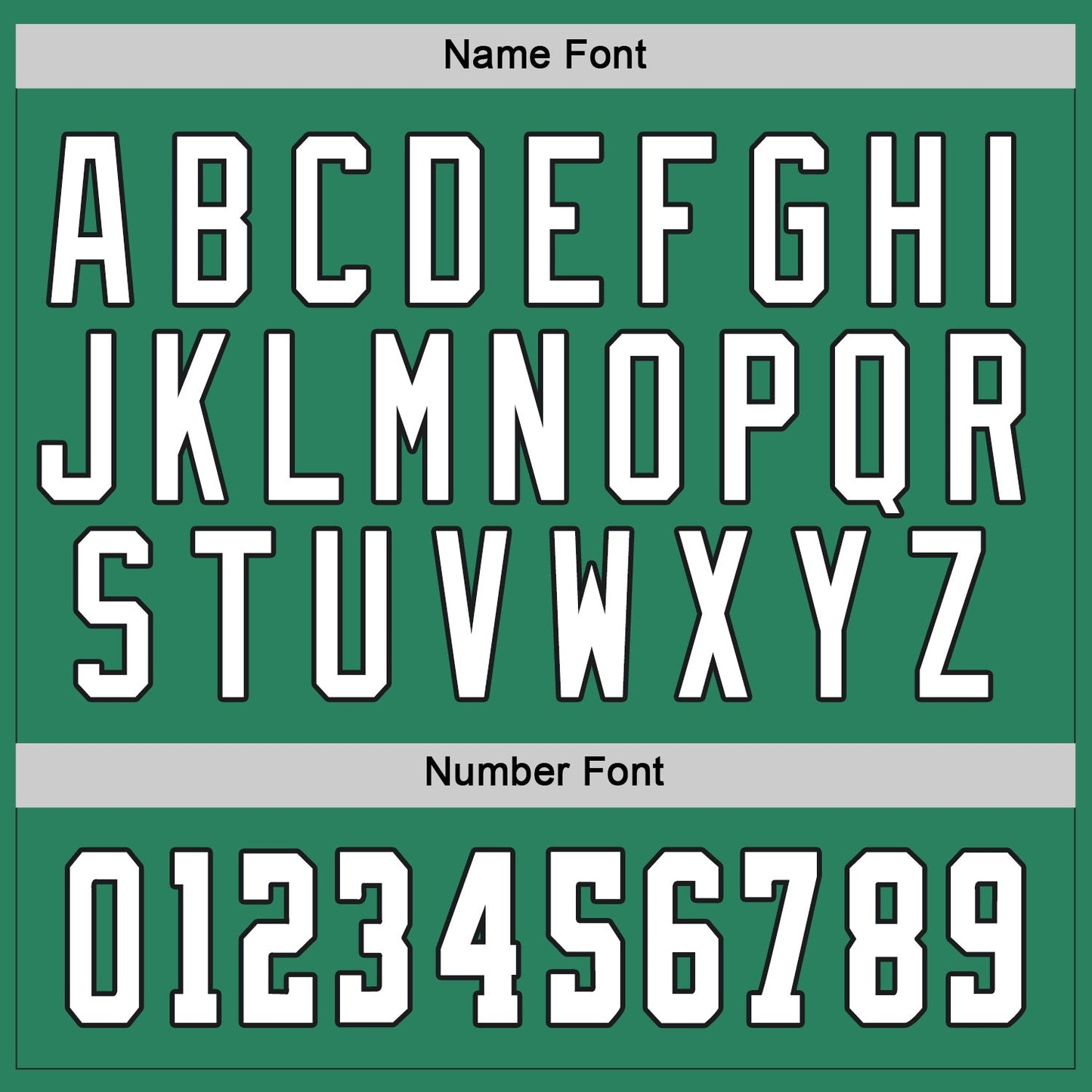 Custom Kelly Green White-Black Hockey Jersey