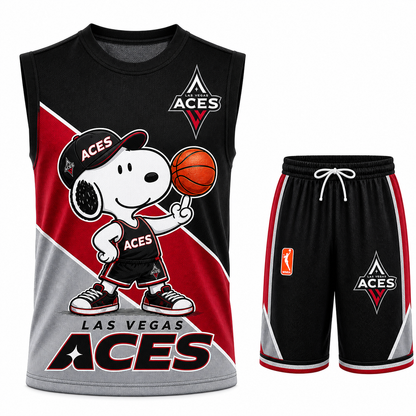 Sport Fan Set — Tanktop + Shorts | All 30 Teams Available-COMBO GIFTS FOR FAN basketball woman