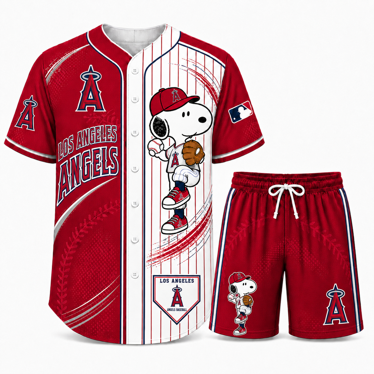 Sport Fan Set — Baseball jersye+ Shorts | All 30 Teams Available-COMBO GIFTS FOR FAN