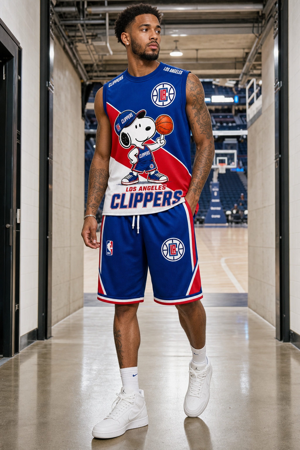 Sport Fan Set — Tanktop + Shorts | All 30 Teams Available-COMBO GIFTS FOR FAN basketball