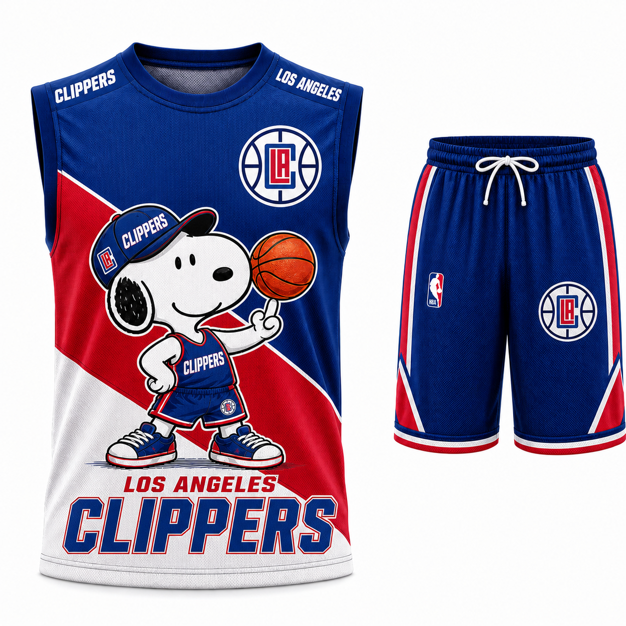 Sport Fan Set — Tanktop + Shorts | All 30 Teams Available-COMBO GIFTS FOR FAN basketball