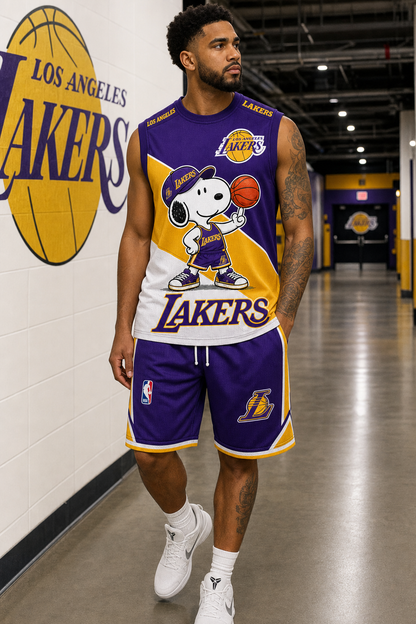 Sport Fan Set — Tanktop + Shorts | All 30 Teams Available-COMBO GIFTS FOR FAN basketball