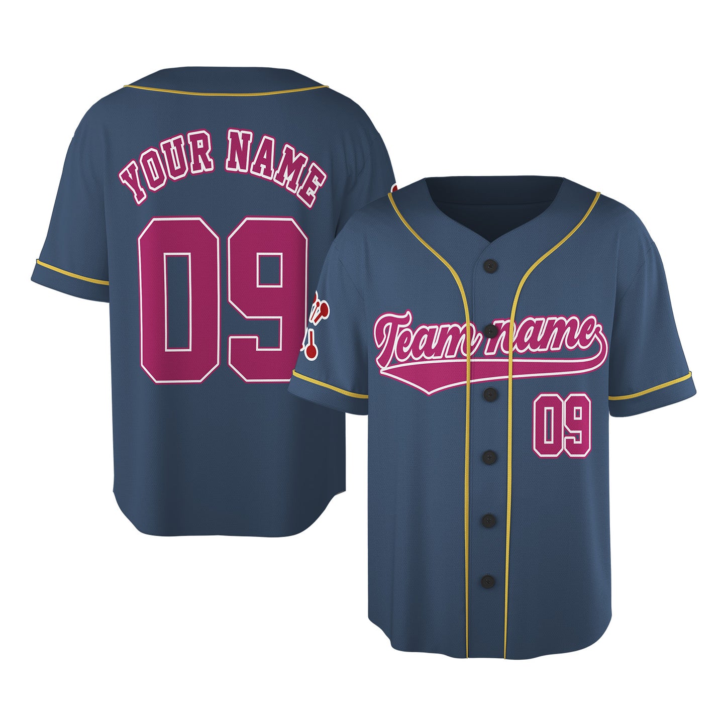 Custom Demon Hunter Baseball Jersey Shirt, Personalized Cosplay Anime Style Team Uniform, Sports Fan Gift