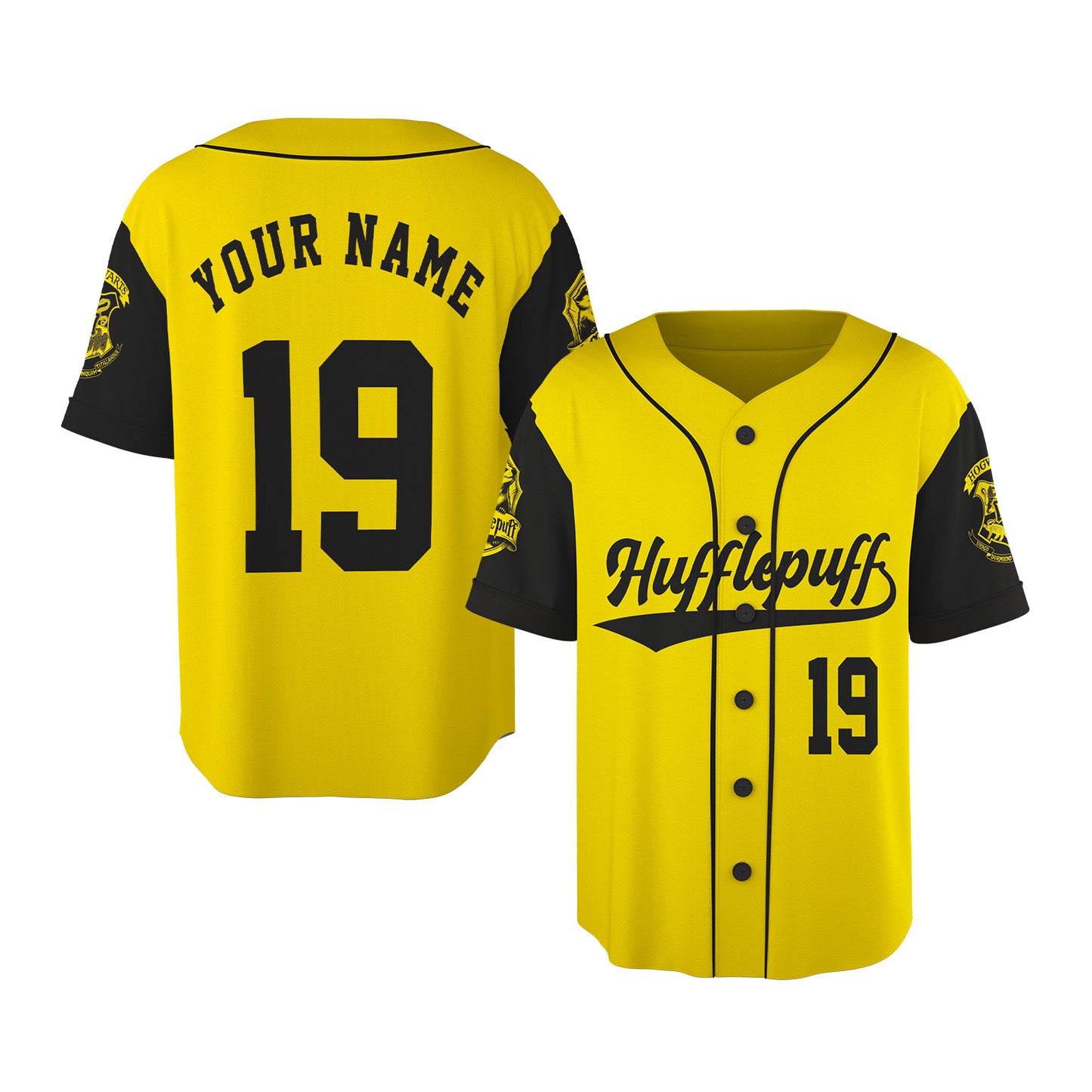 Custom Wizard House Baseball Jersey Shirt, Magic School Team Uniform Costume Shirt
