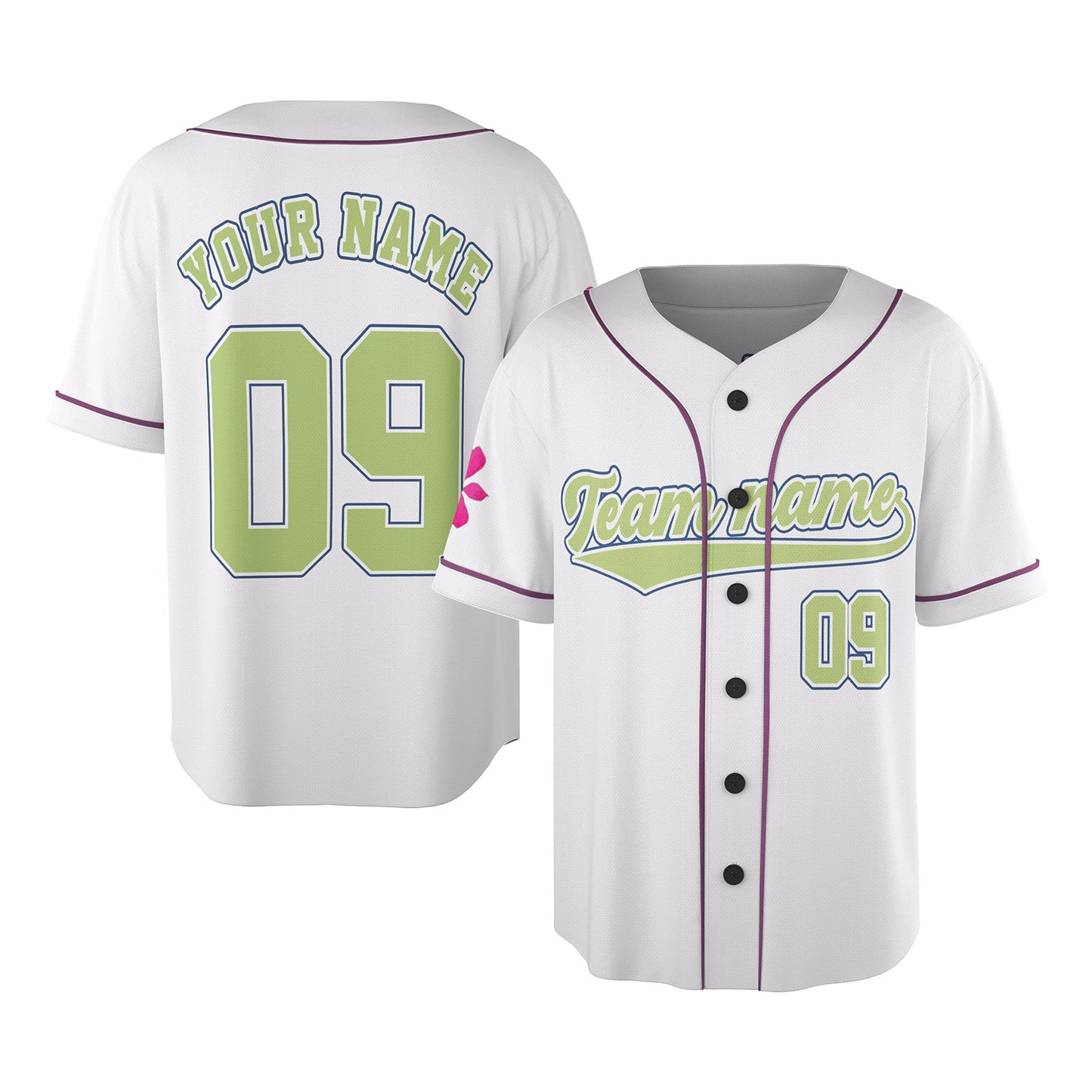 Custom Demon Hunter Baseball Jersey Shirt, Personalized Cosplay Anime Style Team Uniform, Sports Fan Gift