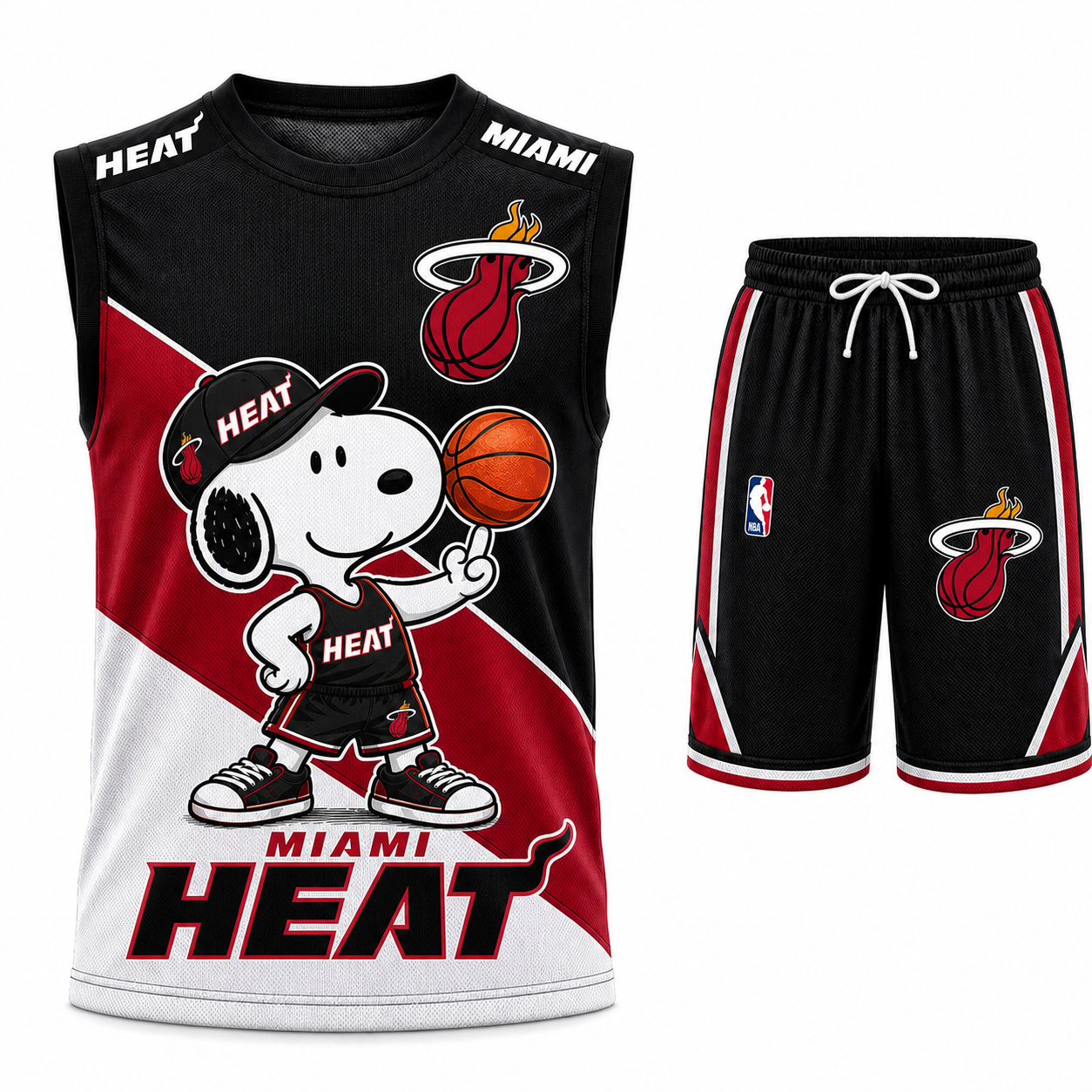 Sport Fan Set — Tanktop + Shorts | All 30 Teams Available-COMBO GIFTS FOR FAN basketball