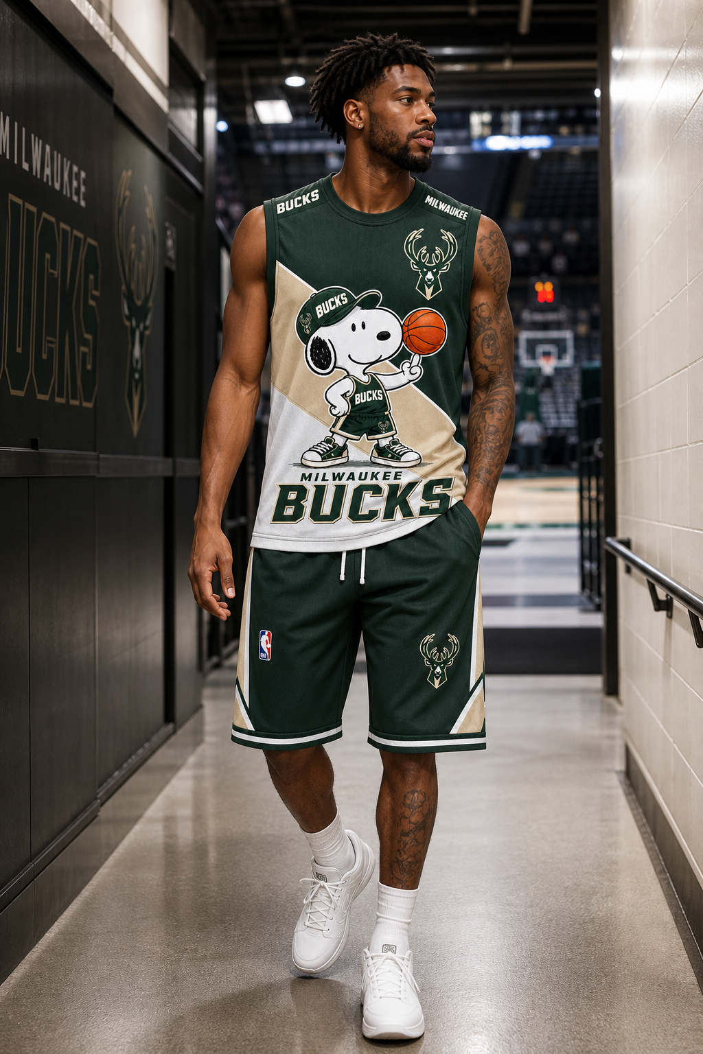Sport Fan Set — Tanktop + Shorts | All 30 Teams Available-COMBO GIFTS FOR FAN basketball