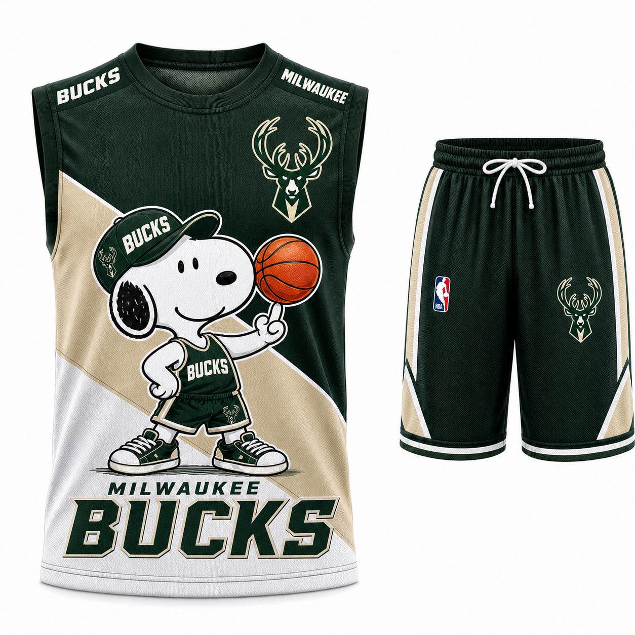 Sport Fan Set — Tanktop + Shorts | All 30 Teams Available-COMBO GIFTS FOR FAN basketball