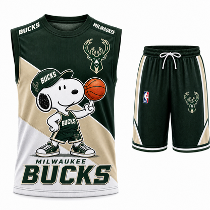 Sport Fan Set — Tanktop + Shorts | All 30 Teams Available-COMBO GIFTS FOR FAN basketball