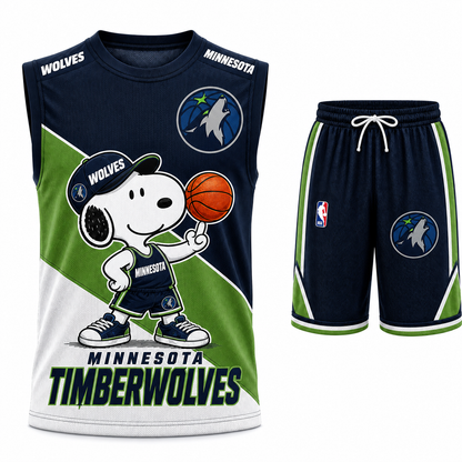 Sport Fan Set — Tanktop + Shorts | All 30 Teams Available-COMBO GIFTS FOR FAN basketball