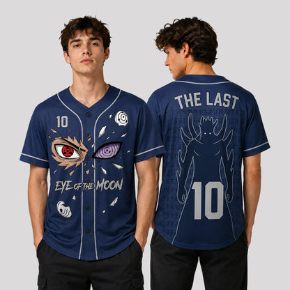 Custom Moon Eye Ninja Baseball Jersey, Personalized Name Number Dark Anime Inspired Shirt