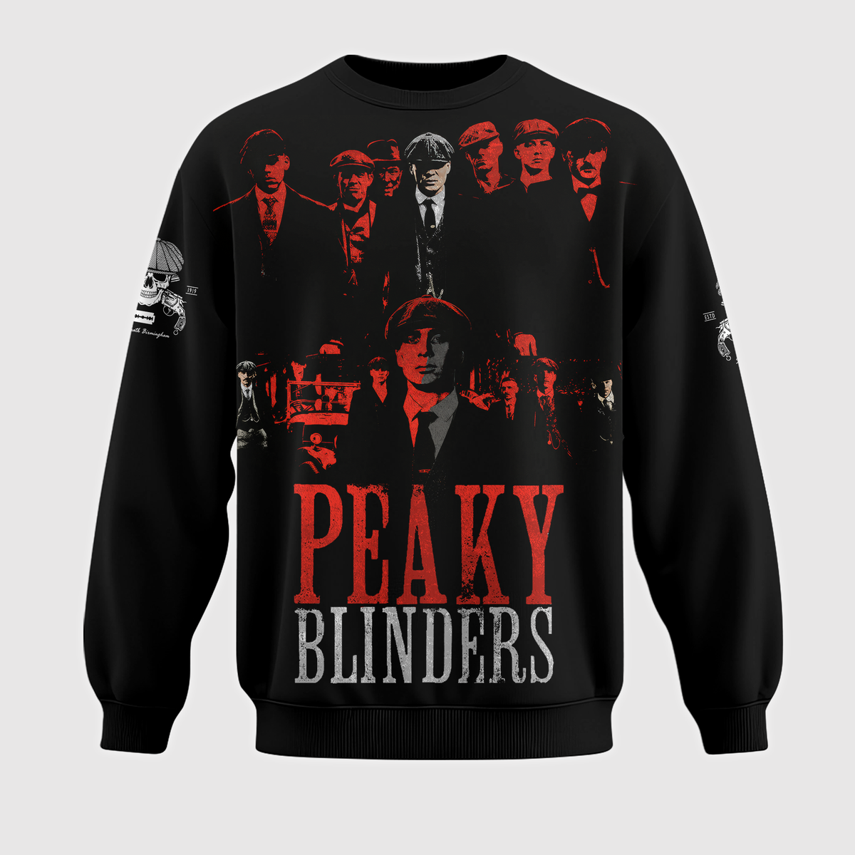 Peaky Blinders Red Black Apparel Collection | Hoodie, Zip Hoodie, Sweatshirt, T-Shirt & Polo Shirt
