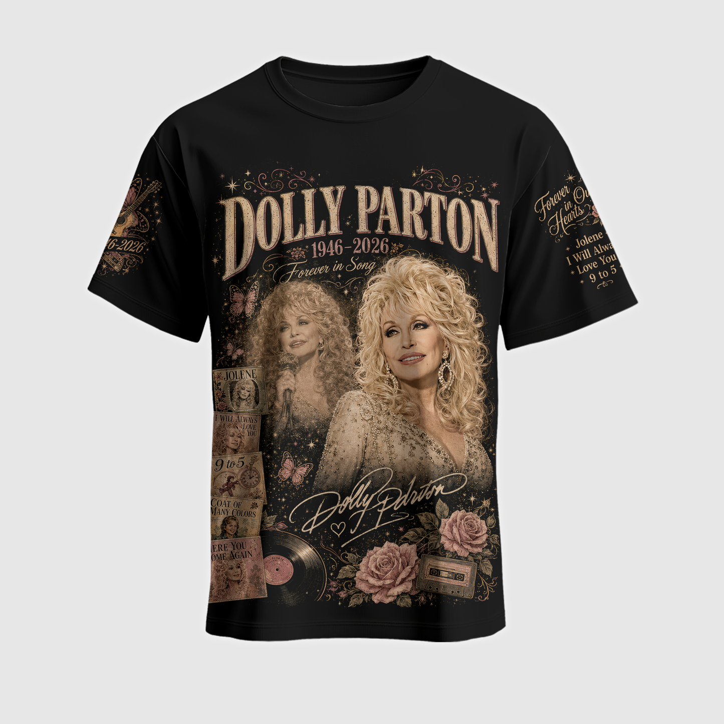 Country Music Legend Memorial Tshirt | Vintage Tribute Style -Ver2