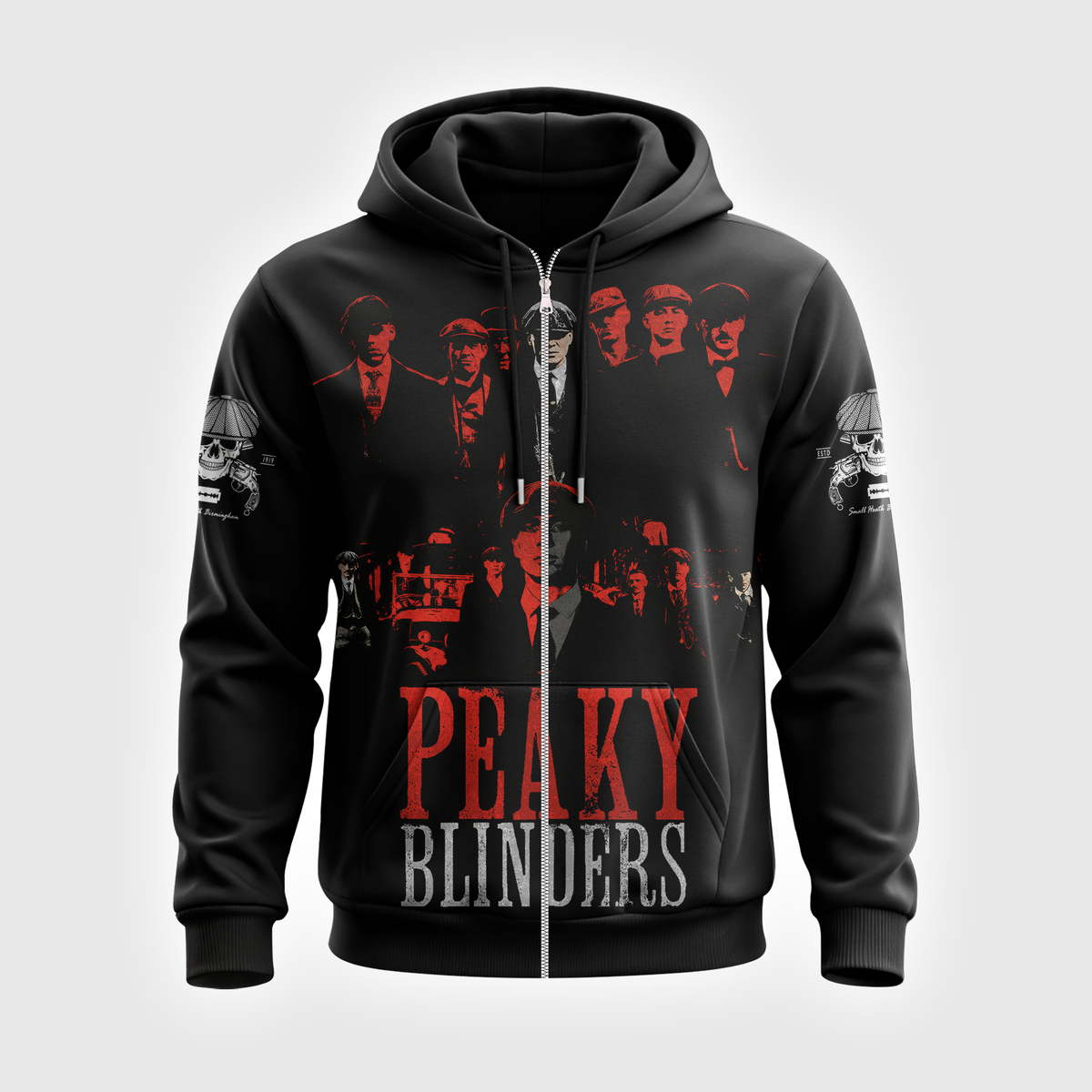 Peaky Blinders Red Black Apparel Collection | Hoodie, Zip Hoodie, Sweatshirt, T-Shirt & Polo Shirt