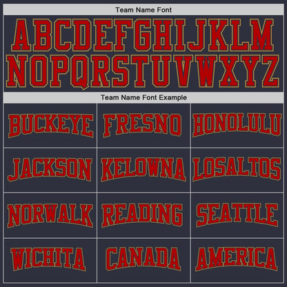 Custom Stitched Navy Red-Old Gold Sports Pullover Sweatshirt Hoodie