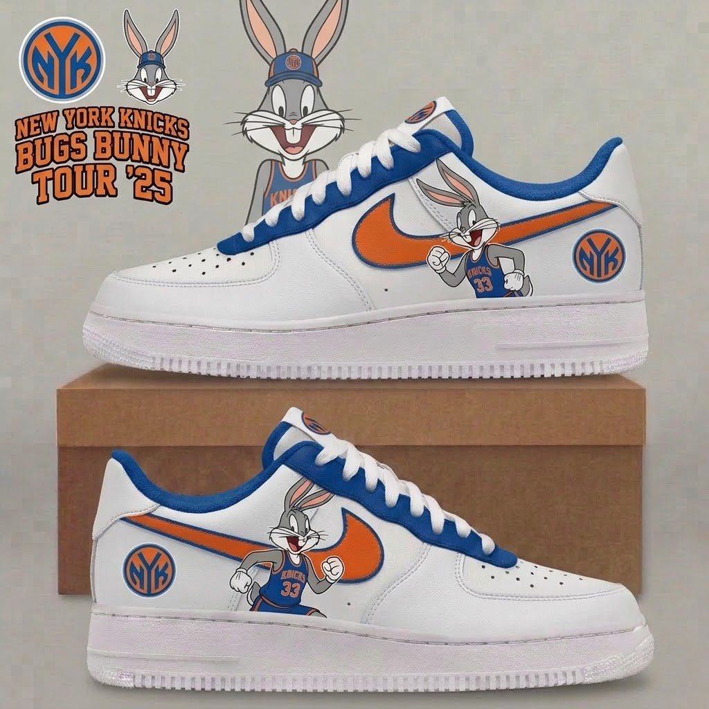 Bugs Bunny NBA Basketball Fan Low Top Sneakers | All 30 Teams Available