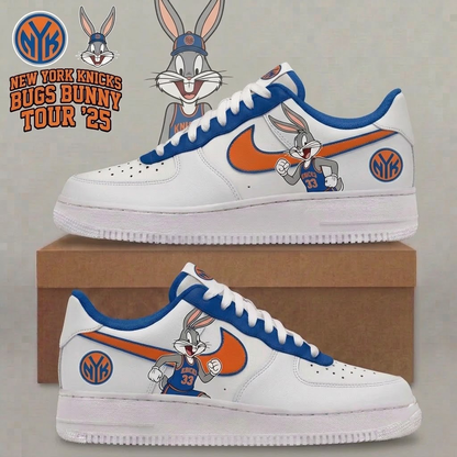 Bugs Bunny NBA Basketball Fan Low Top Sneakers | All 30 Teams Available