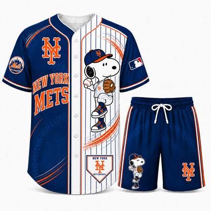 Sport Fan Set — Baseball jersye+ Shorts | All 30 Teams Available-COMBO GIFTS FOR FAN