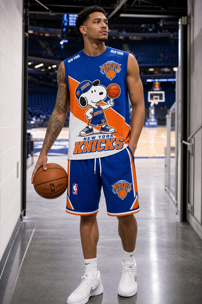 Sport Fan Set — Tanktop + Shorts | All 30 Teams Available-COMBO GIFTS FOR FAN basketball