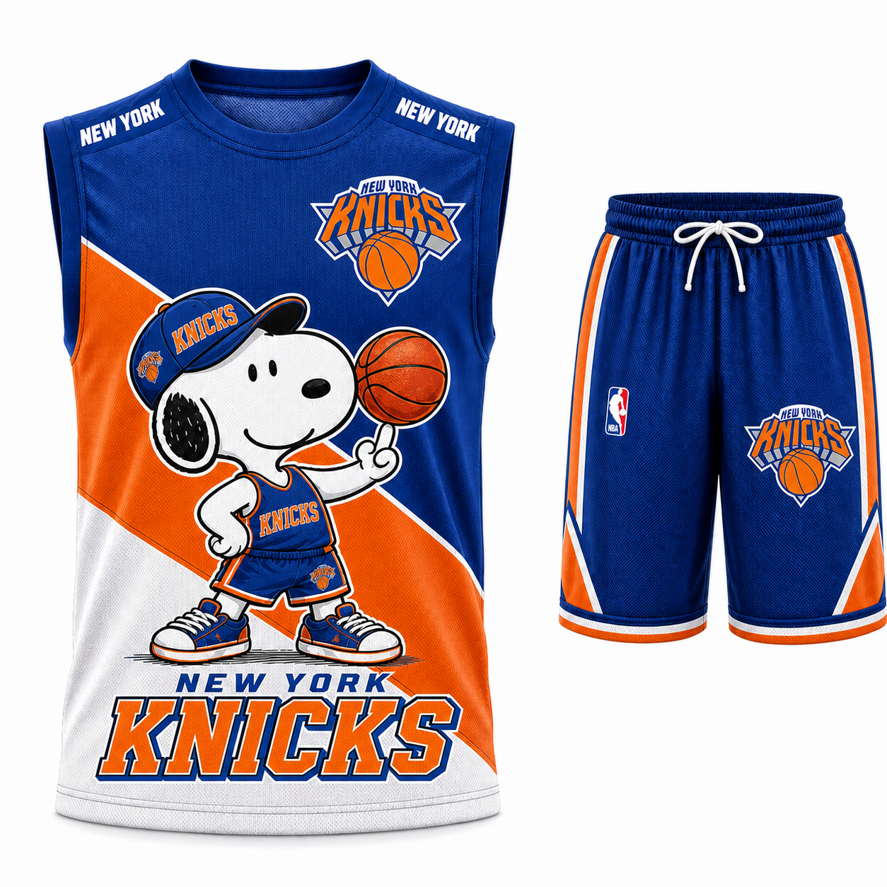 Sport Fan Set — Tanktop + Shorts | All 30 Teams Available-COMBO GIFTS FOR FAN basketball
