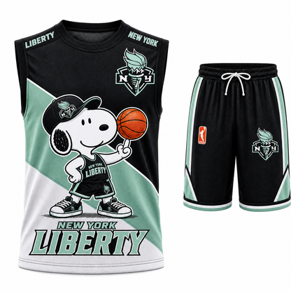 Sport Fan Set — Tanktop + Shorts | All 30 Teams Available-COMBO GIFTS FOR FAN basketball woman