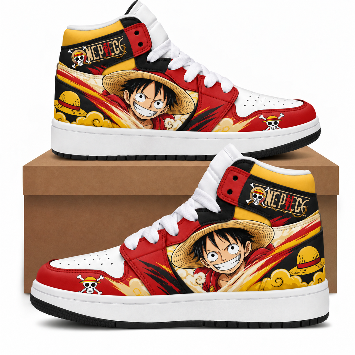 Limited Edition One Piece Squad Fan Shoes — Anime High Top Sneaker Gift