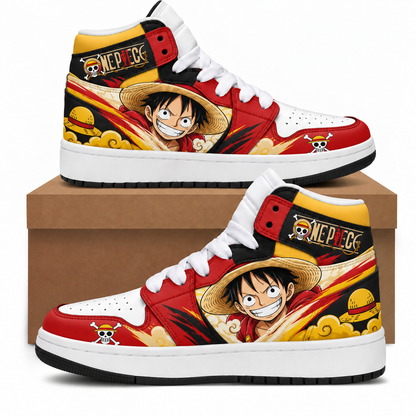 Limited Edition One Piece Squad Fan Shoes — Anime High Top Sneaker Gift